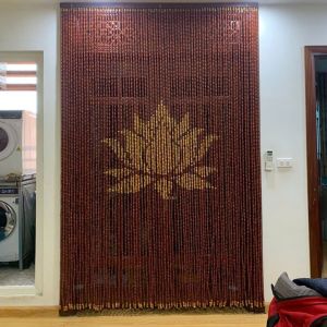 Rèm hạt gỗ phong thủy đẹp