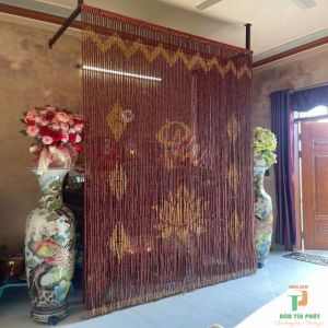Rèm hạt gỗ phong thủy - Mẫu Phúc Tâm An