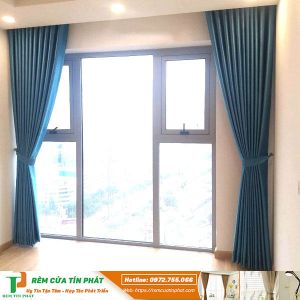 Rèm cửa chính phòng khách đẹp