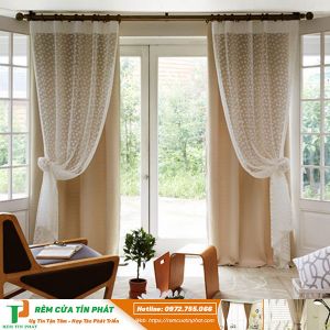 Rèm vải Hàn Quốc đẹp mong manh