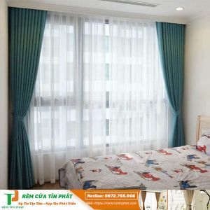 Rèm cho cửa sổ phòng ngủ bằng vải